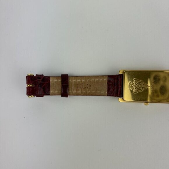 GUCCI 2600M Vintage Women's Quartz Watch Red Leather band - Picture 9 of 12